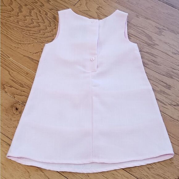 💜NWT Youngland Pink & Cream Polka Dot Coat & Sleeveless Dress Set 24 Months - Picture 8 of 16